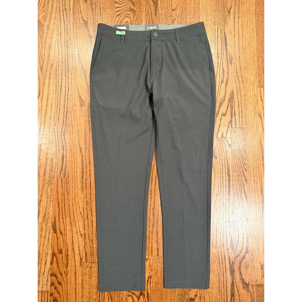 Linksoul‎ LS662-R Boardwalker Pants Mens 32 Stretch Performance Golf Grey